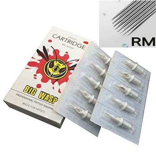 Agujas cartridges bigwasp con membranas 20 unidades SOMBRA Y RELLENO RM